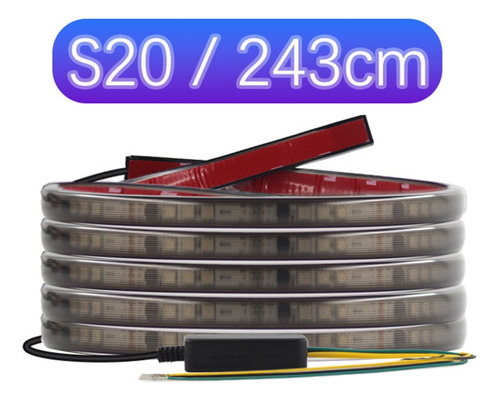 Tira De Luces Led Para Portón Trasero Para Camioneta, 12-24