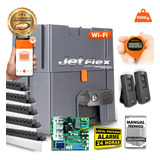 Kit Motor Portão Ppa Dz Jetflex Condominium Wifi App 5m Crem