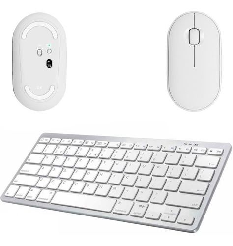 Mouse/teclado Bluetooth Galaxy Tab S6 Lite P615 10,4  Branco