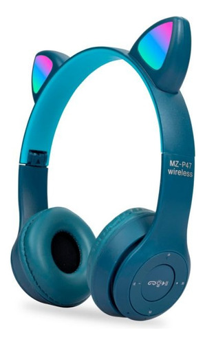 Auricular P47m Rgb Orejitas, Excelente Sonido Niño/niña