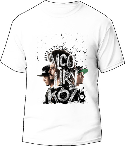 Camiseta Alcolirykoz Estampada Rap R2  Bc Lucario Store