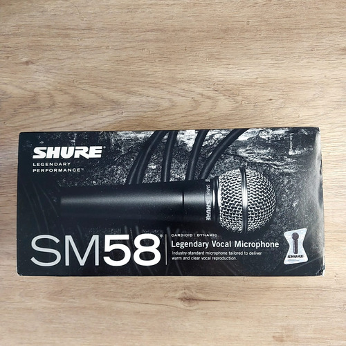 Microfone - Shure Sm 58 Original (usado Pouquíssimas Vezes)