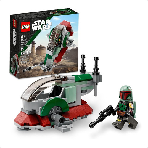 Star Wars Lego 85 Piezas Boba Fett's Starship Microfighter 