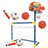 Jogo De Futebol E Basquete Para Crianças Conjunto Completo