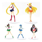 Set De 5 Sailor Scout Moon Girls Memories De Colección Prm