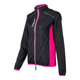 Cortaviento De Cliclismo Black Pink Con Reflectantes S, M, L