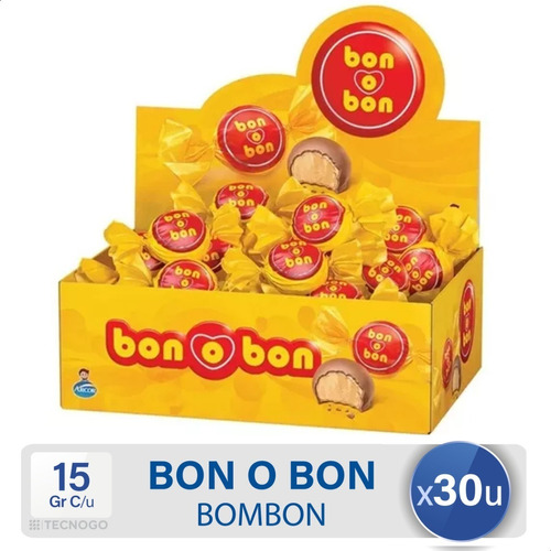 Bombon Bon O Bon Leche 450 Grs Caja X 30 Un