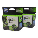 Kit Cartucho 662xl Preto E Color Original Hp 2516 3516 4646