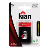 Kit 5 Pilhas Alcalinas 9v Kian