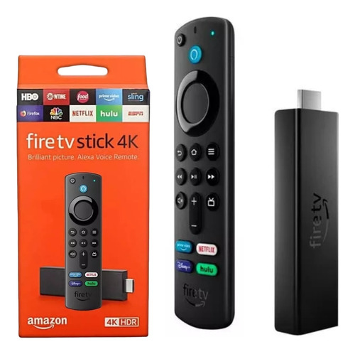 Amazon Fire Tv Stick 4k Alexa Voice 8gb 3º Geração 1.5gb Ram