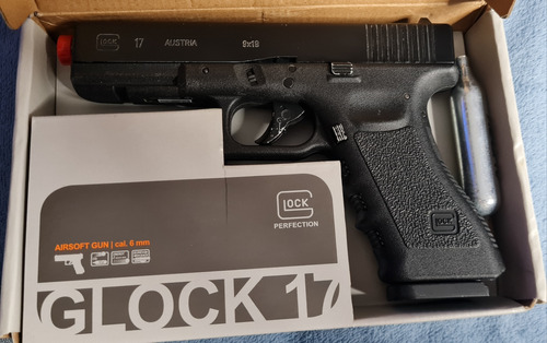 Airsoft Glock G17 A Gas Umarex 6mm Com Blowback