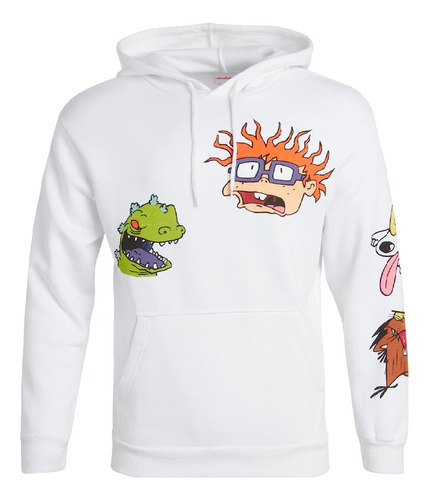 Saco Buso Buzo Hoodies Capota Nickelodeon Rugrats Adulto