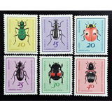 Alemania Ddr Insectos, Serie Mi 1411-16 1966 Mint L15776