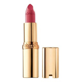 Labial En Barra L'oréal Paris Colour Riche Lipstick Acabado Satinado Color 766 Plum Explosion