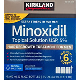 Minoxidil Kirkland 5% Solución Tópica 6 Meses *ml*