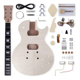 Kit De Guitarra Eléctrica Leo Jaymz Diy Lp Style