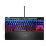 Teclado Gamer Steelseries Apex Pro Tkl Omnipoint Inglés Us 