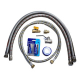 Kit Para Instalar Calentador D Paso Boiler Agua 1/2 Gas 3/8