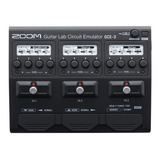 Interfaz De Audio Zoom Gce-3 Para Guitarra Y Contrabajo, Color Negro
