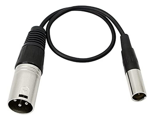 Cable Micrófono Mini Xlr Macho A Xlr Macho 3pin(0.3m)