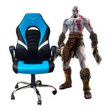 Silla Gamer Naceb Na-0935a Titan Vinipiel 45° 120kg  Azul