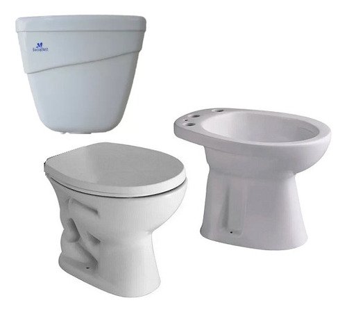 Ferrum Inodoro Andina Corto Bidet Tapa Asiento Deposito Baco