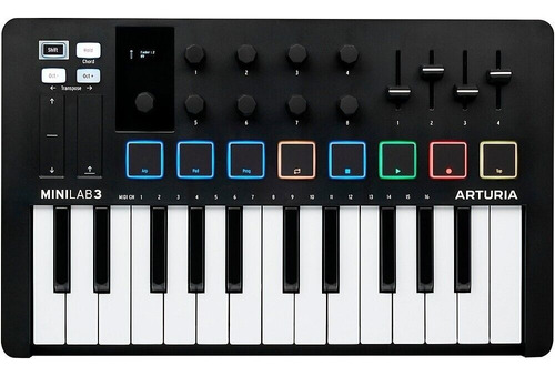 Arturia Minilab Teclado Controlador Midi Usb Pads Knobs Loja