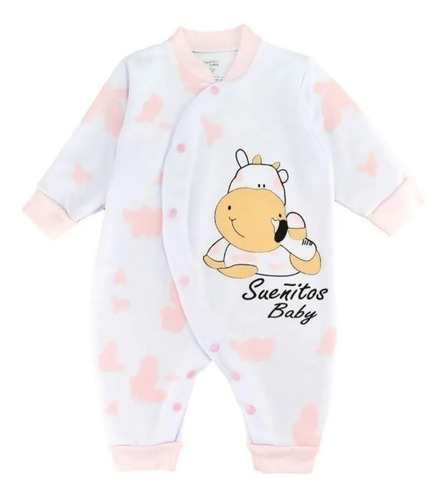 Pijama Enteriza Térmica Para Bebe Vaquitas