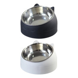 A 2 Cuencos De Metal Elevados Para Perros Y Gatos, Plato De