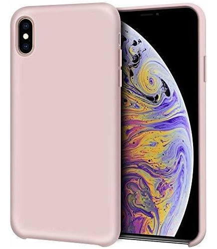 Funda Para iPhone XS Max Con Forro Interno Y Borde Elevados