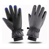 Guantes Cuero Térmicos Impermeables Touch For Moto/bici