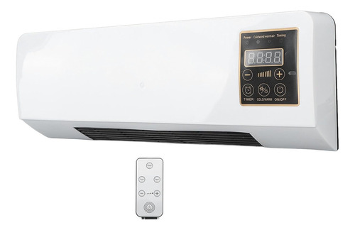 Calefactor  Calor Y Aire Frio Portátil + Control Remoto
