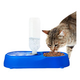 Dispensador Comida Perros Bebedero Gatos Plato Agua Automati