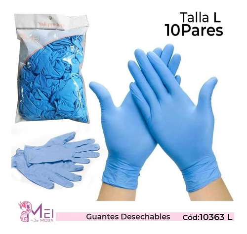 Guantes Desechables L