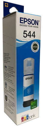 Botella Tinta Epson T544 Cian 544 T544220 C13t00n22a Origina