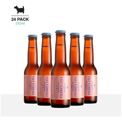 Cerveza Session IPA Piedra Lisa 24 Botellas 210ml Artesanal Mexicana | Meses sin interés