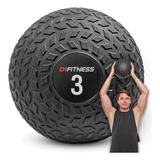 Slam Ball Texturizada 3kg Cross Funcional Bola Peso D1fitnes