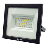 Reflector Reflector Led Igoto Ref050 50w Con Luz Luz Fria Y Carcasa Negro 110v/240v