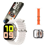 Reloj Smartwatch T900 Ultra Blanco+ Correa + Protector 49mm 