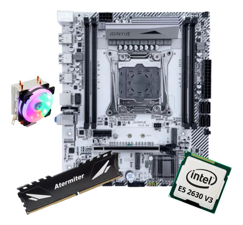 Kit Gamer Placa Mãe X99 White Intel Xeon E5 2630 V3 32gb Coo