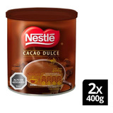Chocolate En Polvo Nestlé® 400g X2 Tarros