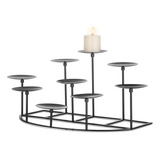 Romadedi Portavelas De Chimenea, 9 Candelabros, Para Velas D