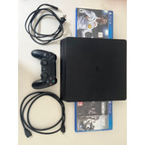 Playstation 4 Slim 1tb 1 Joystick +2 Juegos 