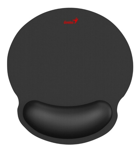 Mouse Pad Con  Apoyamuñecas De Gel Genius Negro G-wmp 100