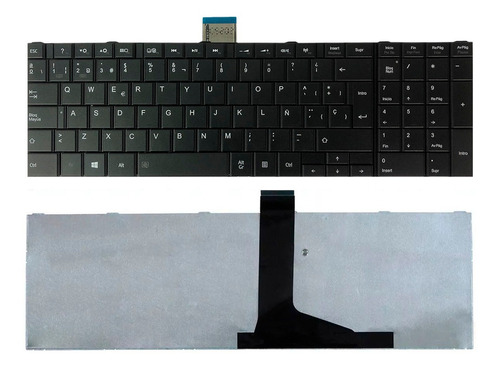 Teclado Toshiba C850 L870 L855-s5405 Negro Teclas Juntas