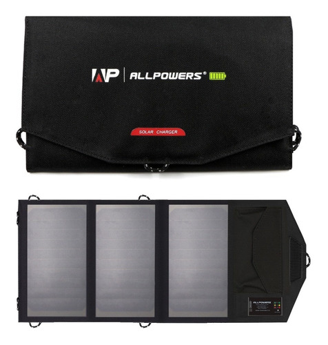 Panel Solar Allpowers 5v/15w Con Batería Incluida 10.000mah