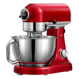 Batidora De Pedestal Hook Mixer Rojo