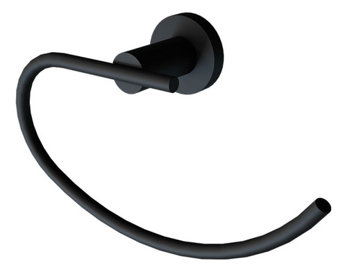 Toallero Aro Accesorio Baño Metal Vasser Cyrano Negro