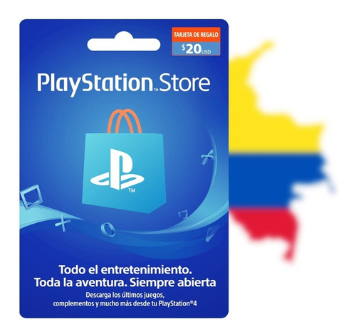 Tarjeta Psn 20 Usd - Colombia