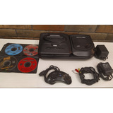 Console Sega Cd Mega Drive 3 Completo - Americano + 8 Jogos Originais 